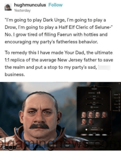 Your Dad to save the realm