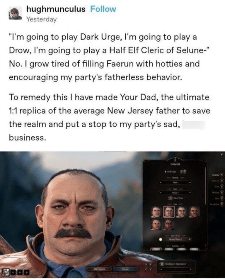 Your Dad to save the realm