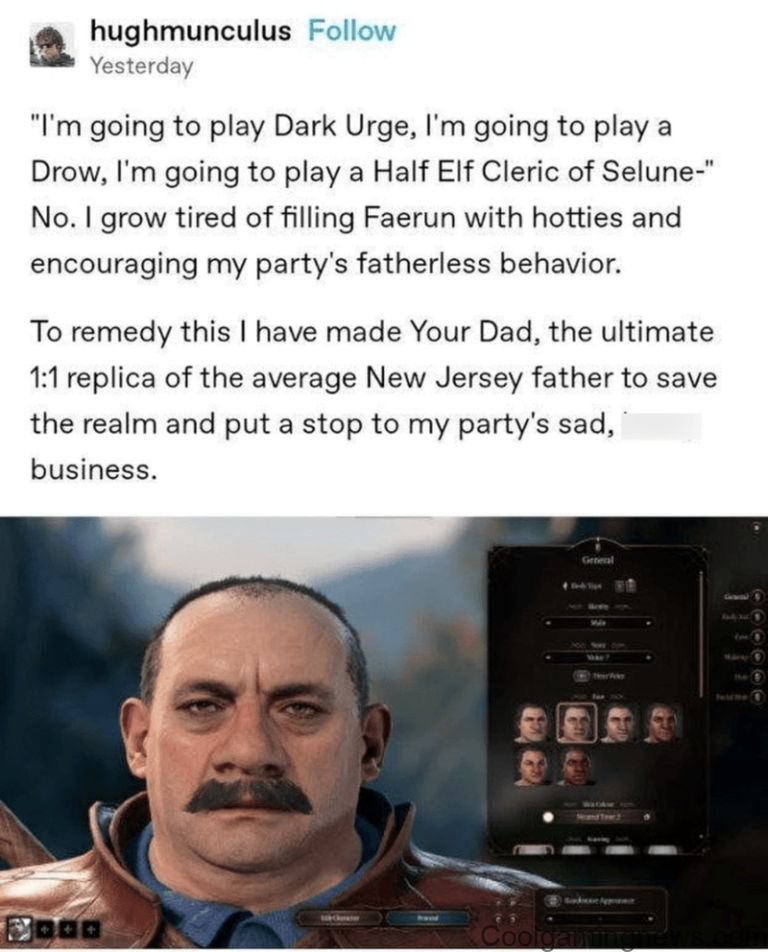 Your Dad to save the realm