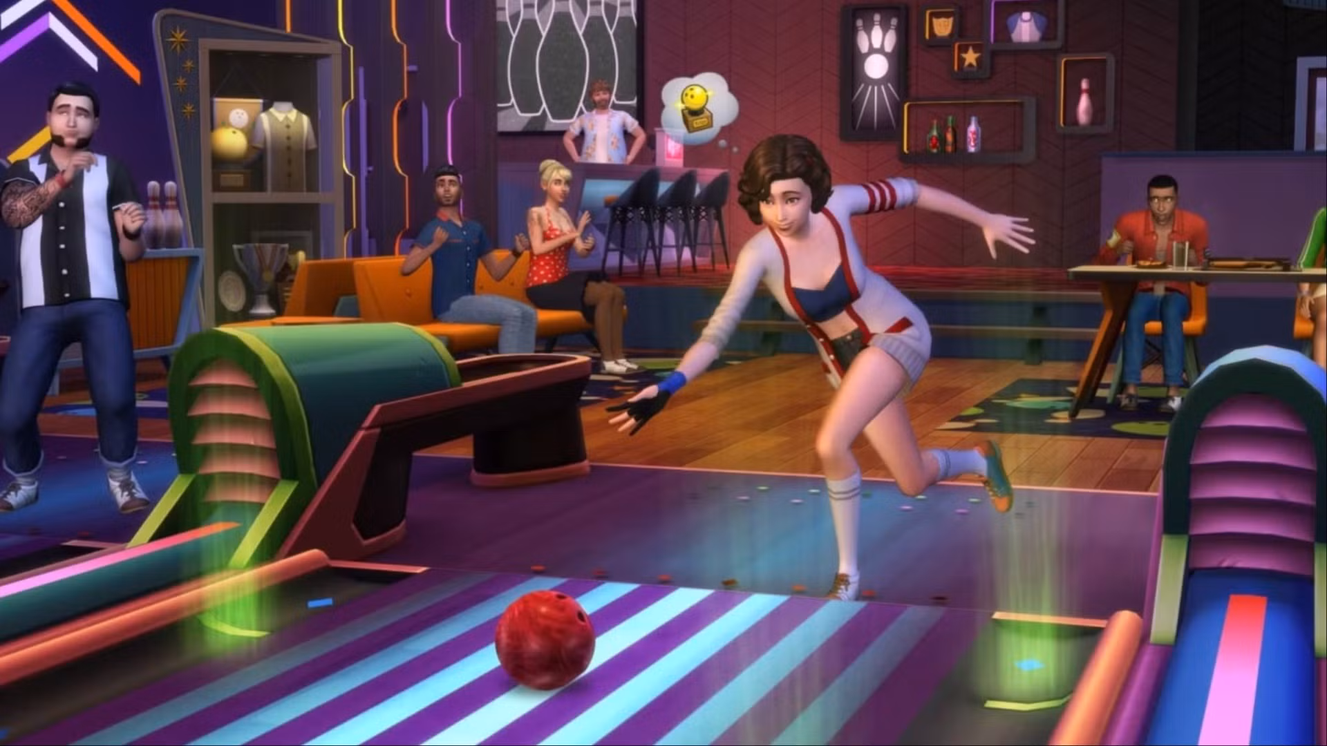 The Sims 4 Bowling Night