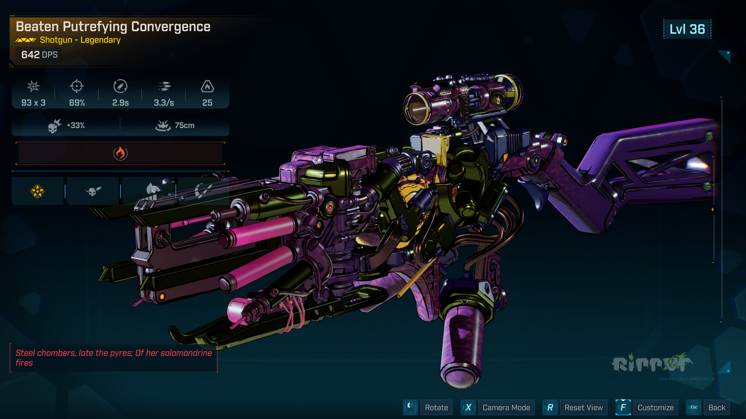 The Convergence legendary shotgun