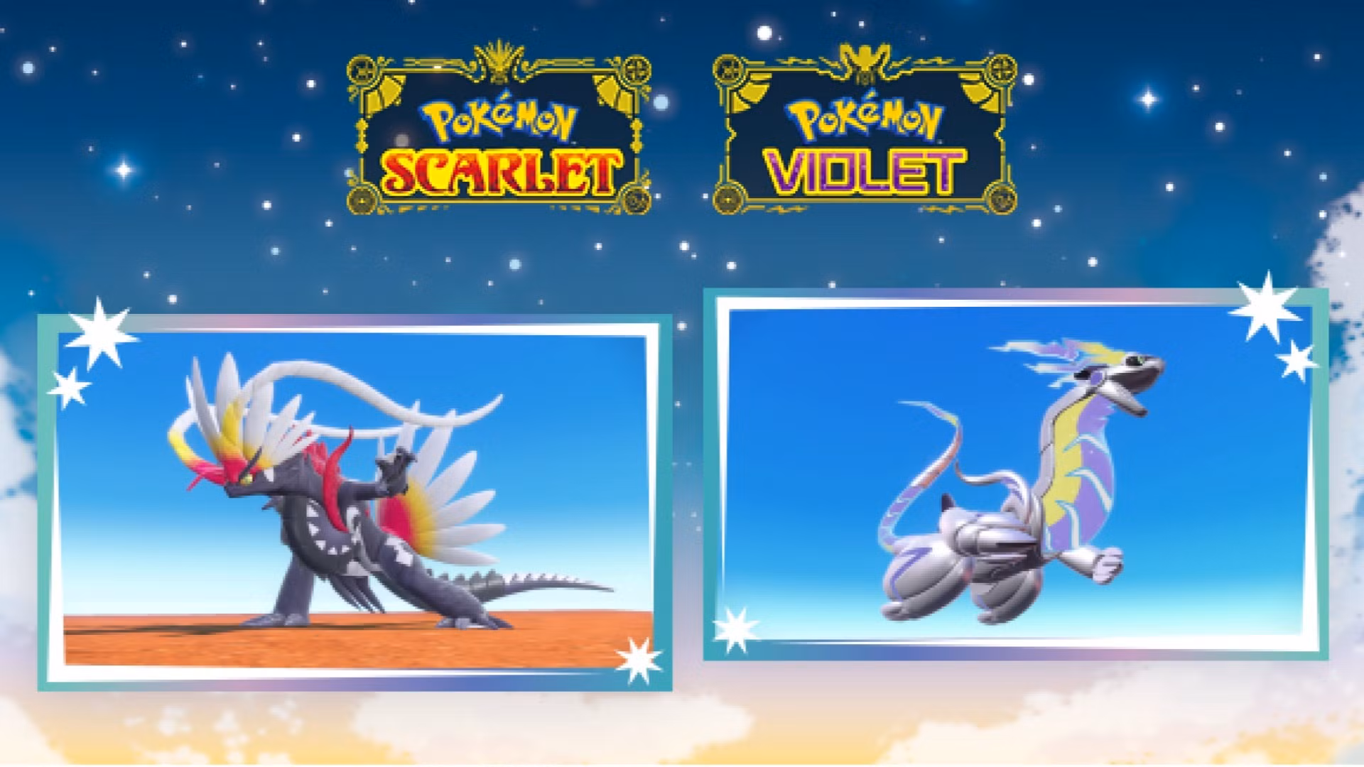 Shiny Koraidon and Miraidon Banner