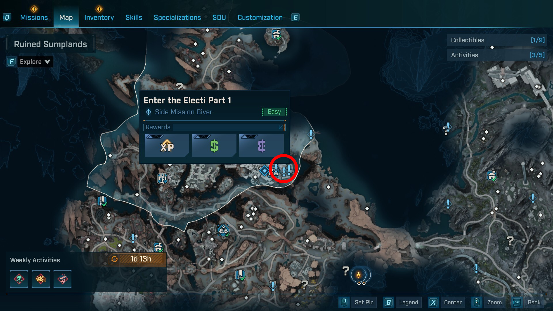 Quest Start Map