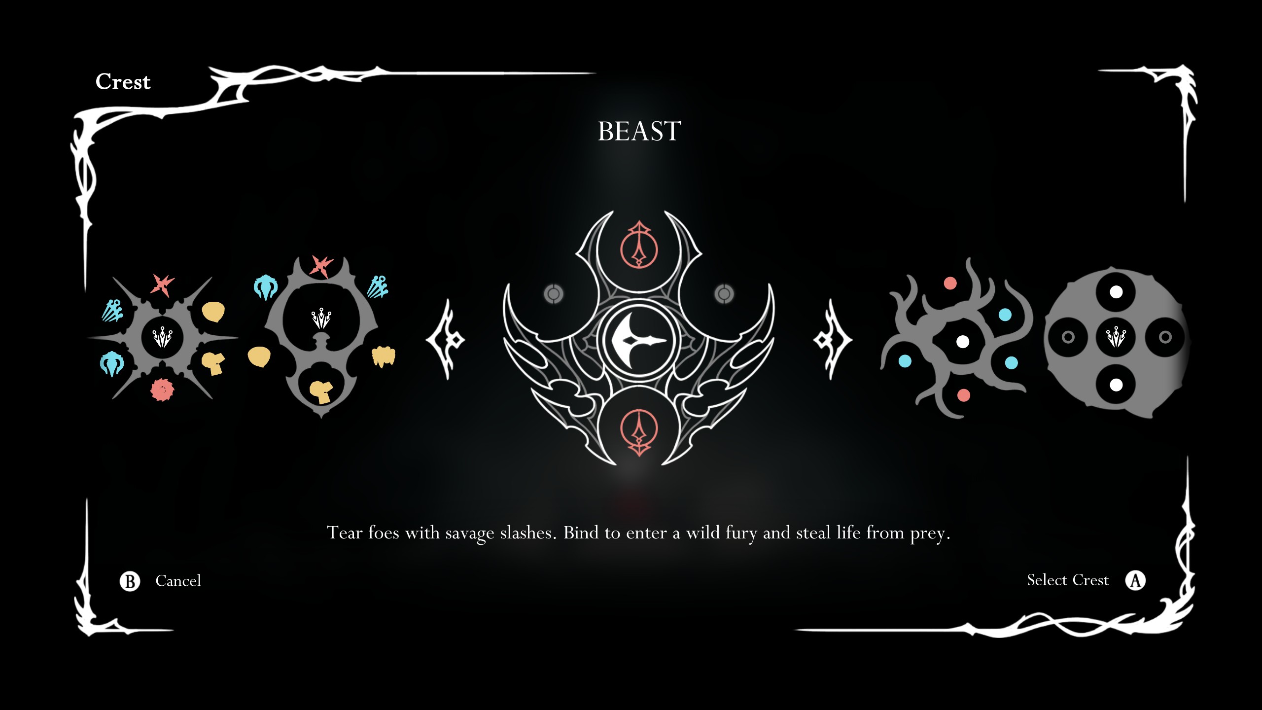 Hollow Knight: Silksong crests - Beast