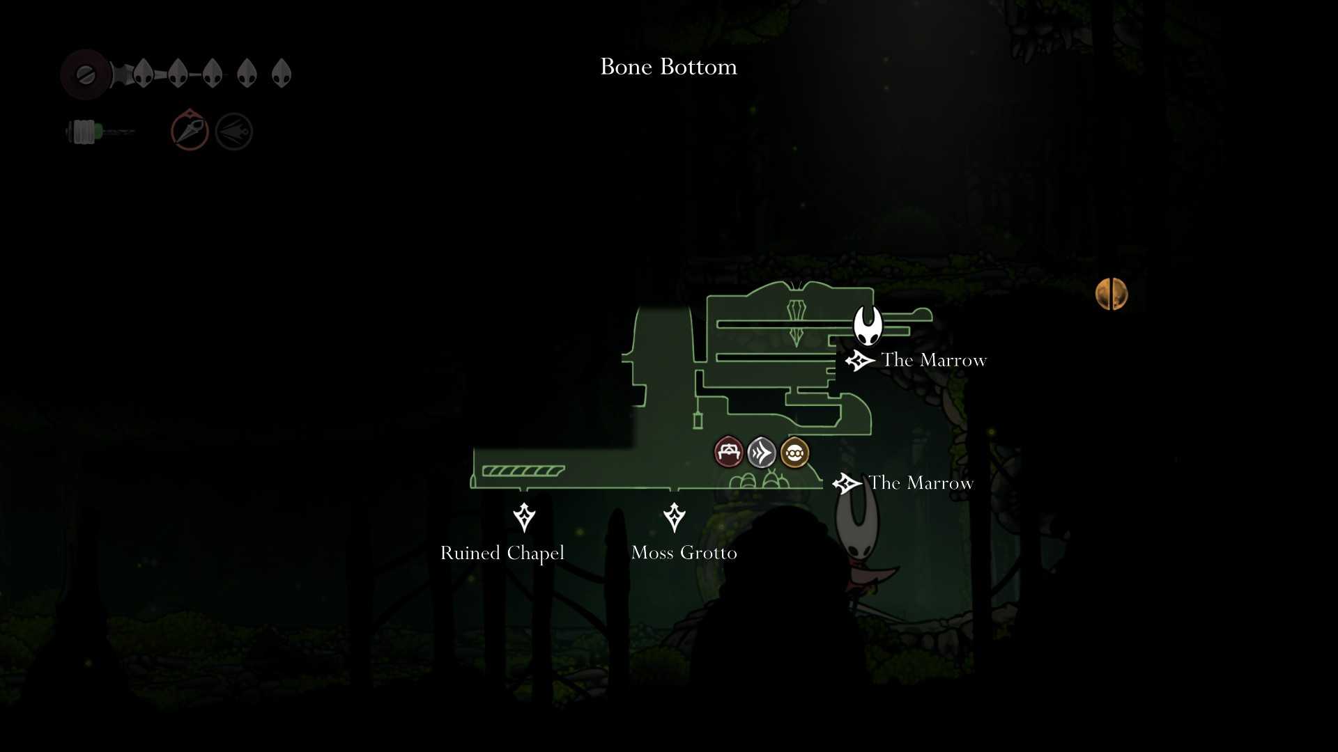 Hollow Knight: Silksong Mossberry locations - Hidden Room