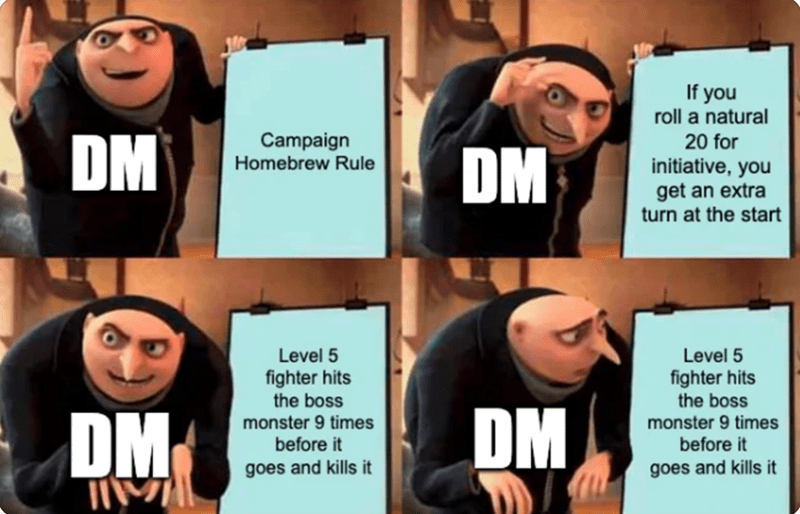 DM Campaign Homebrew Rule.