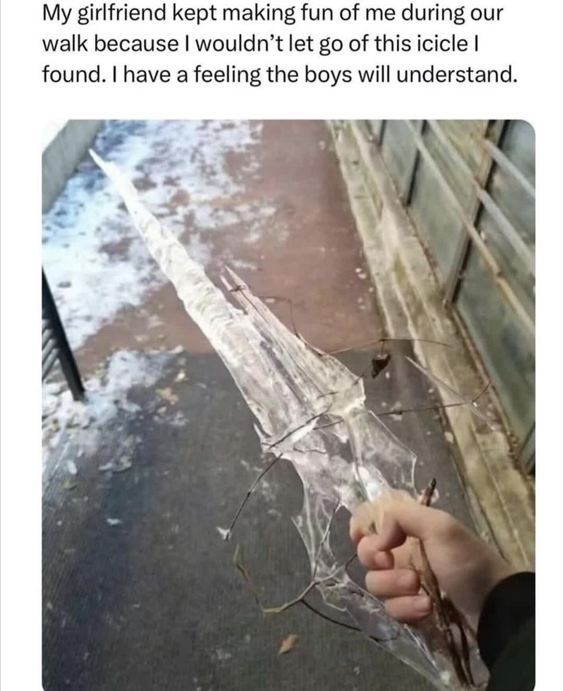 Boys will understand!