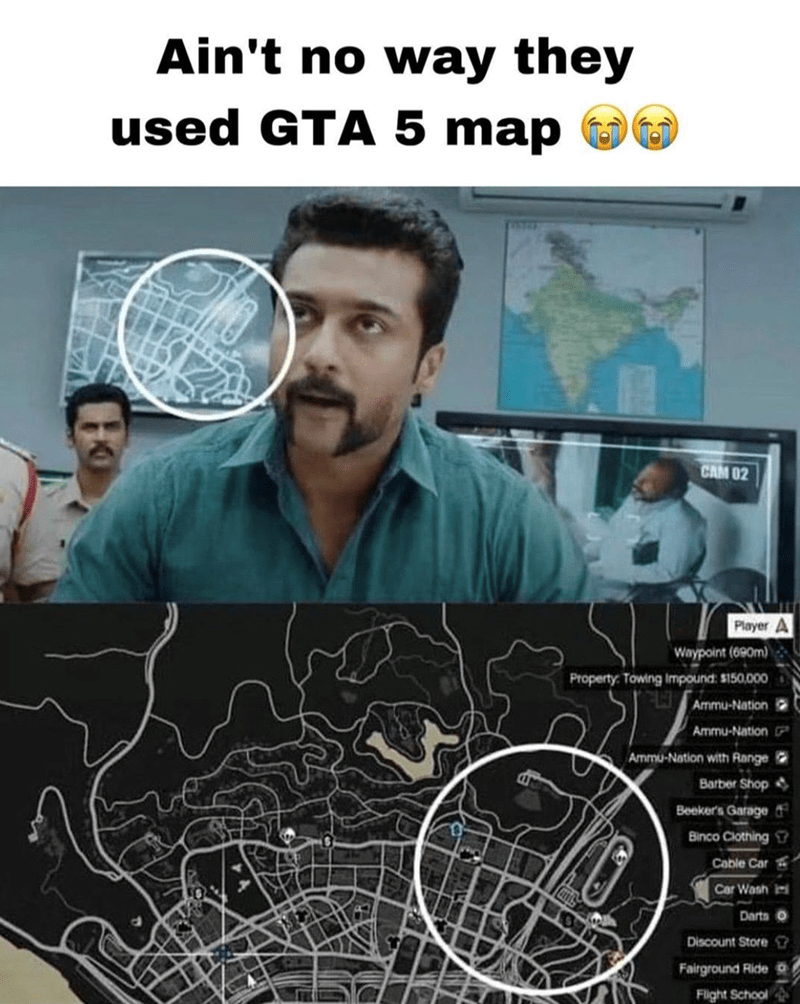 Ain't no way they used GTA 5 map