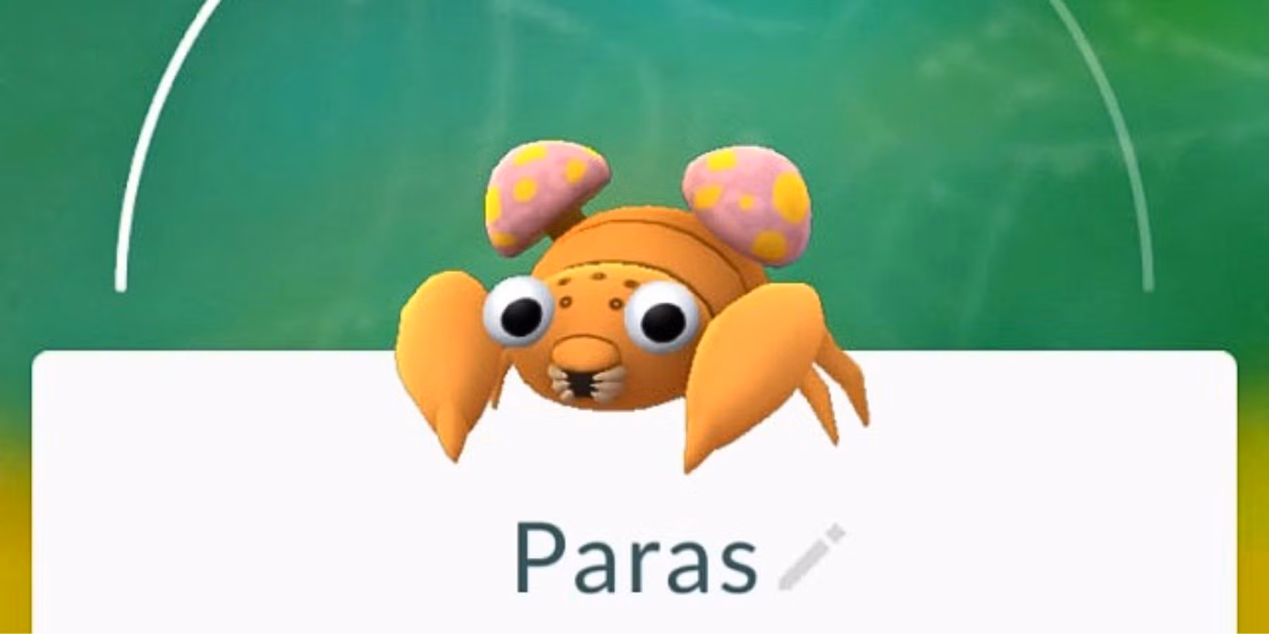 Shiny Paras in Pokemon GO