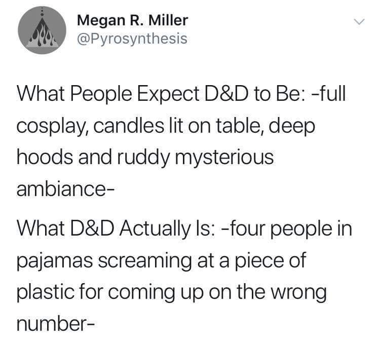 What People Expect D&D to Be vs. What D&D Actually Is