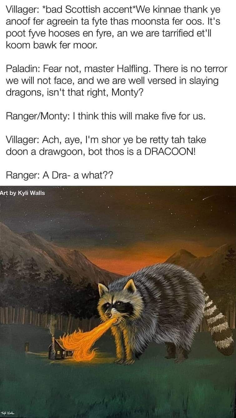 Paladin: Fear not, master Halfling!