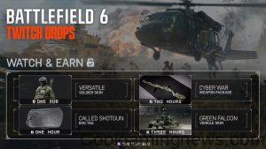 Battlefield 6 Twitch Drops rewards