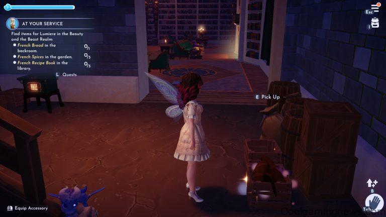 French ingredient locations for Lumiere in Disney Dreamlight Valley