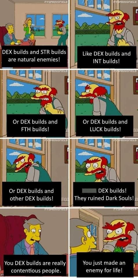 The eternal debate of game builds!