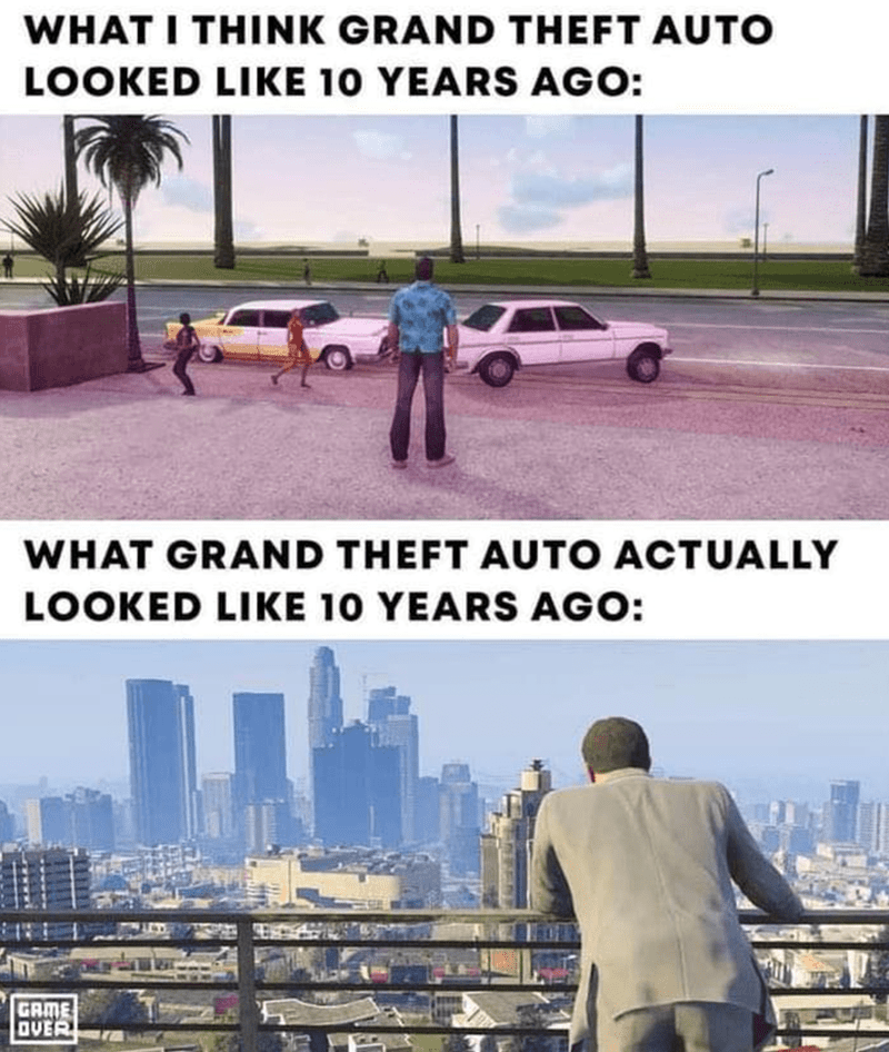 What I thought GTA looked like 10 years ago...