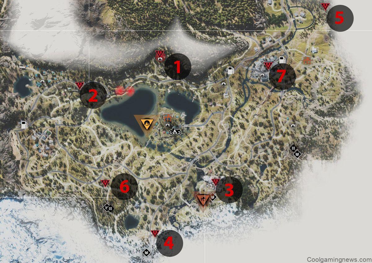 Days Gone horde locations - Lost Lake