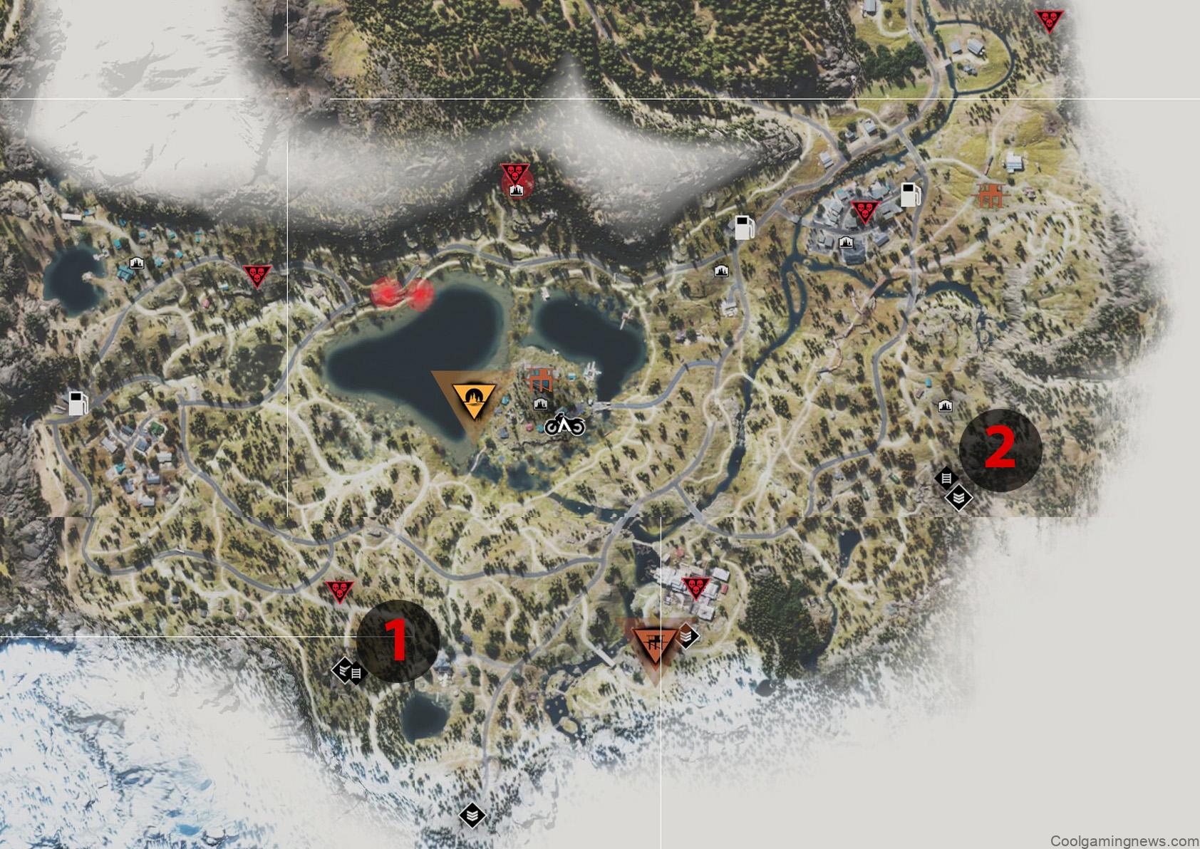 Days Gone ambush camp locations - Lost Lake