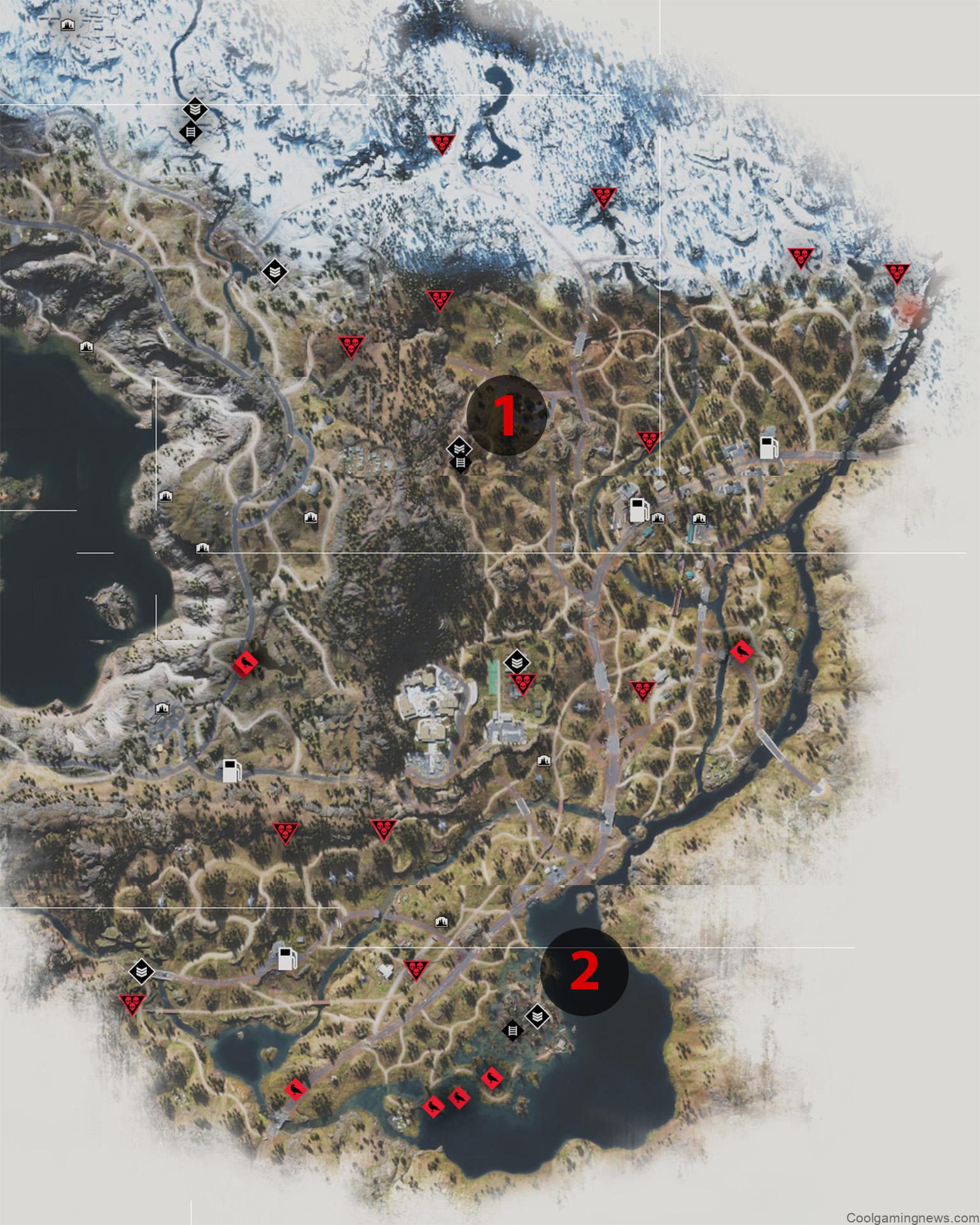 Days Gone ambush camp locations - Highway 97