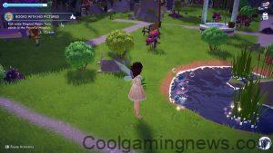 Fish nouns in the Peaceful Meadow in Disney Dreamlight Valley