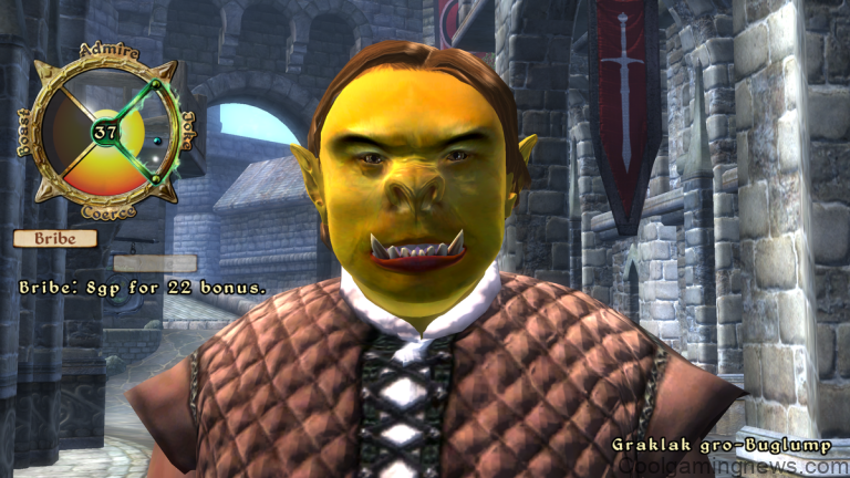 Oblivion NPC expression during persuasion