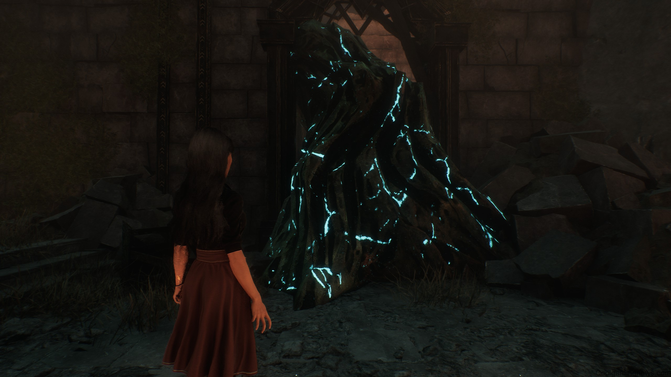 Clair Obscur: Expedition 33 blue rock in the Forgotten Battlefield