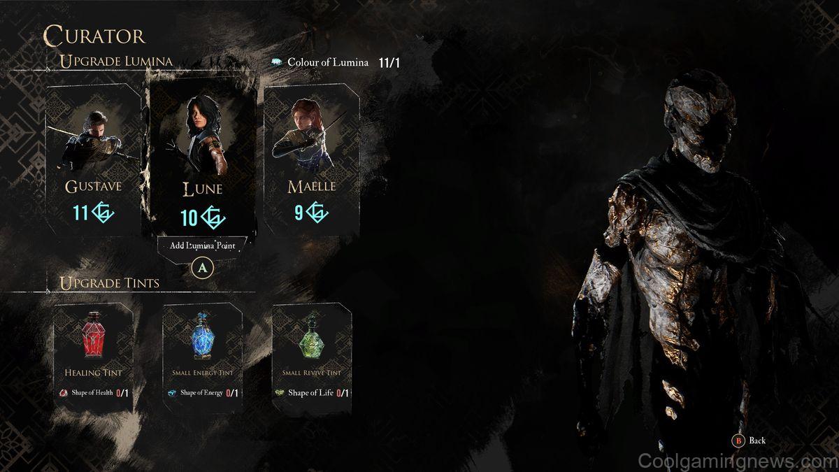 Expedition 33 tips - Lumina