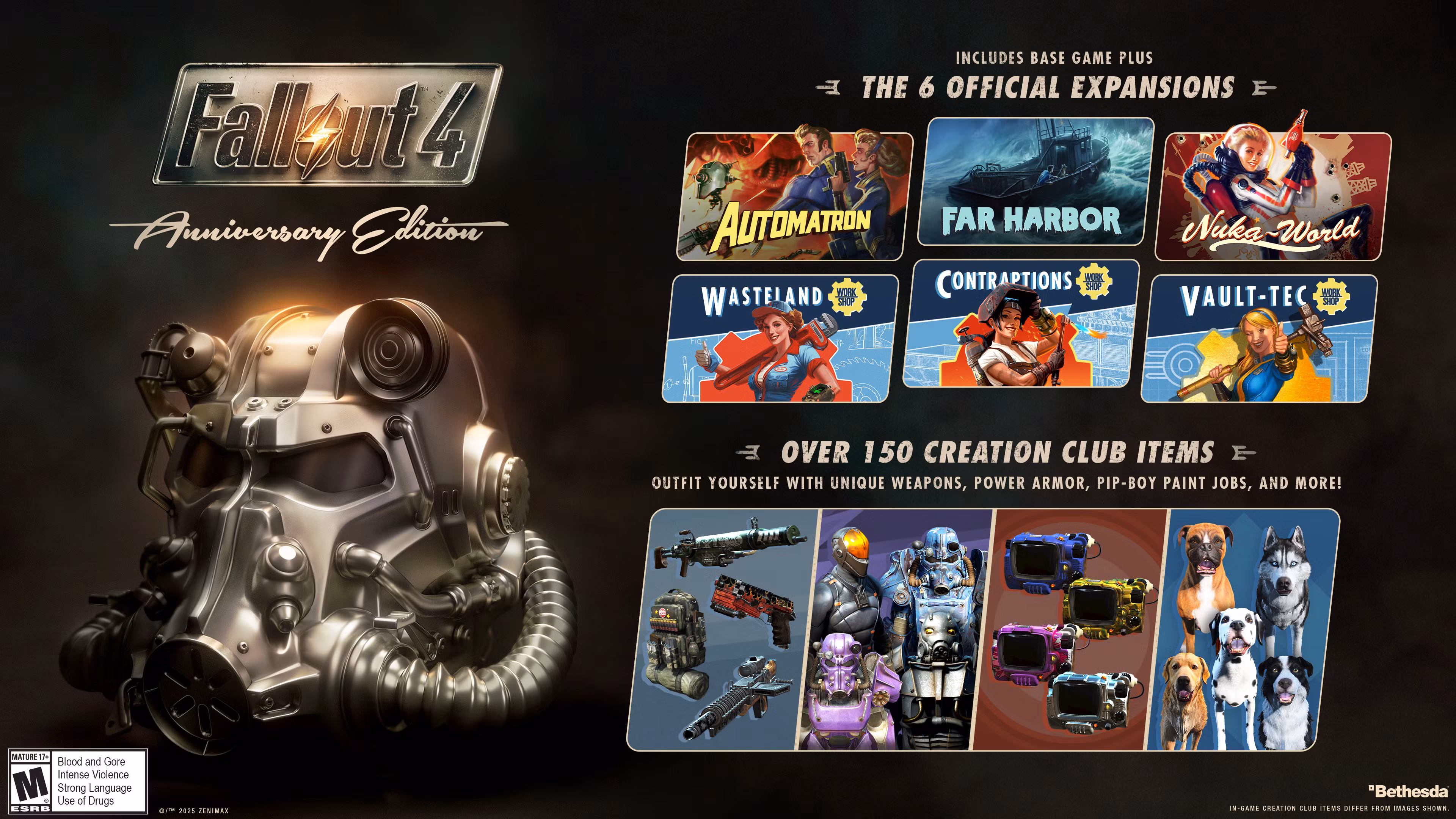 Fallout 4 Anniversary Edition Contents