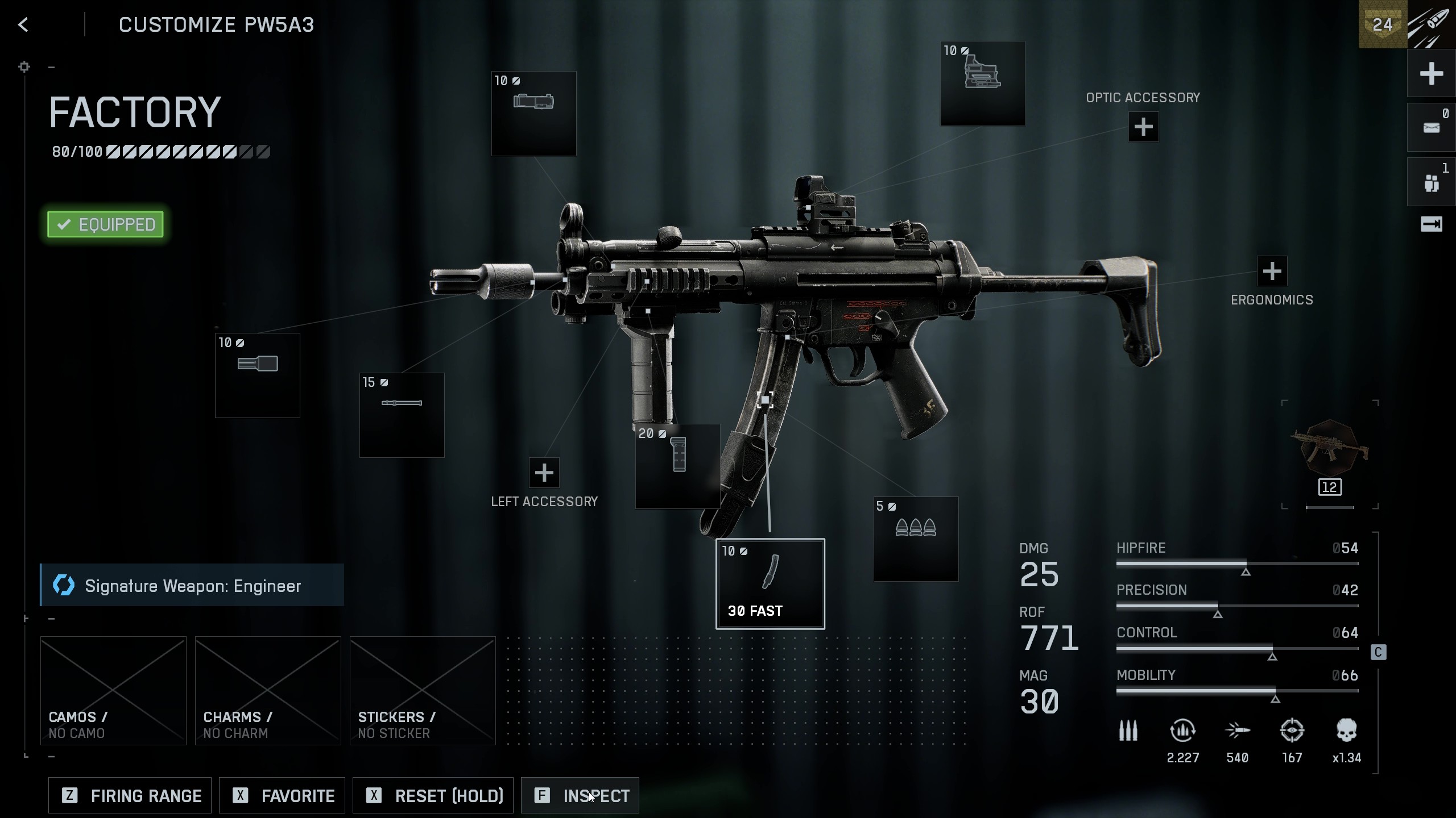 Battlefield 6 PW5A3 loadout