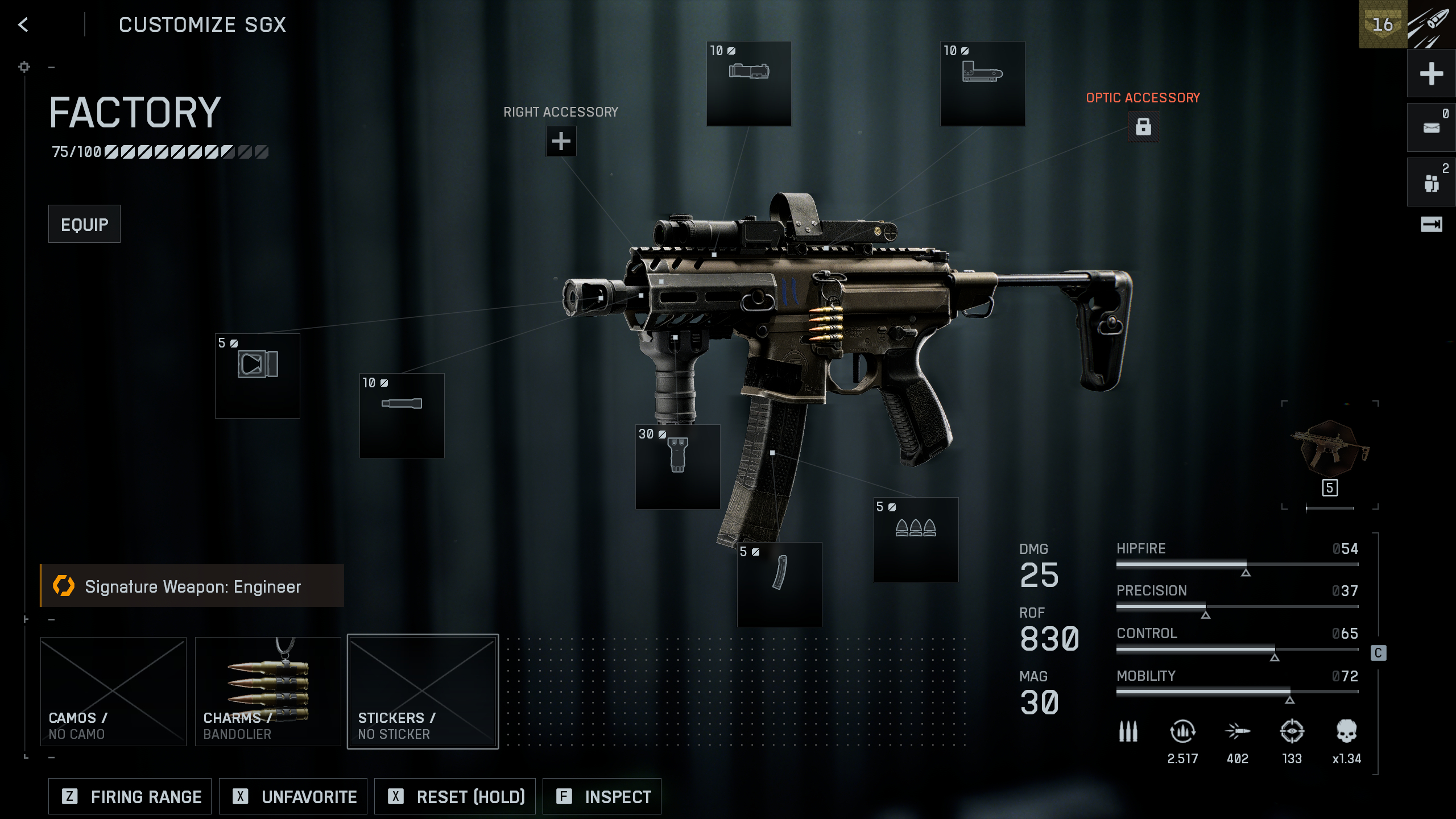 Battlefield 6 SGX loadout