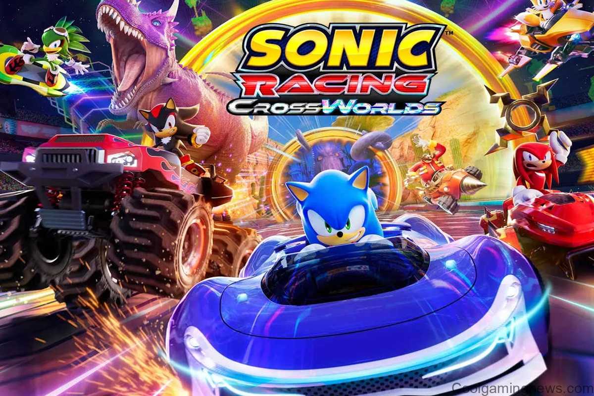 Sonic in Sonic Racing CrossWorld