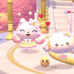 Player and Cogimyun in Wheatflour Wonderland in the Hello Kitty Island Adventure DLC