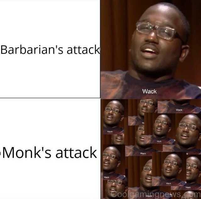 Barbarian vs Monk