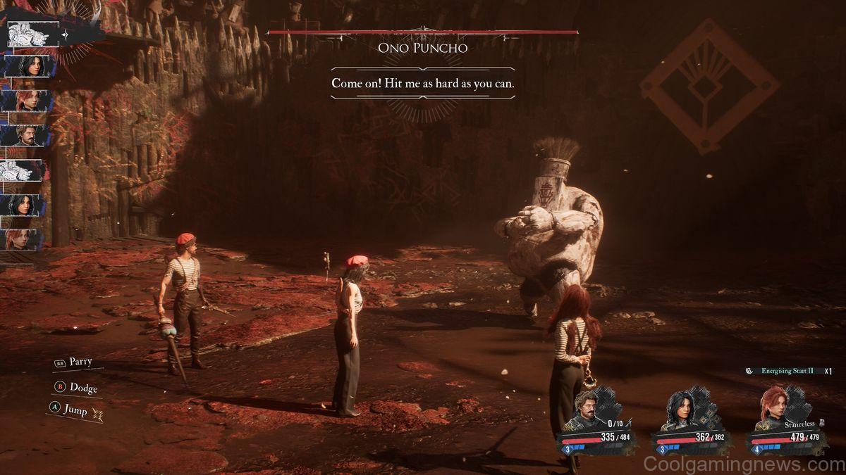 Expedition 33 Ono-Puncho in battle