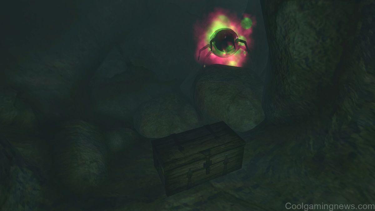 Oblivion - A chest and the Eye of Nocturnal in Tidewater Cave