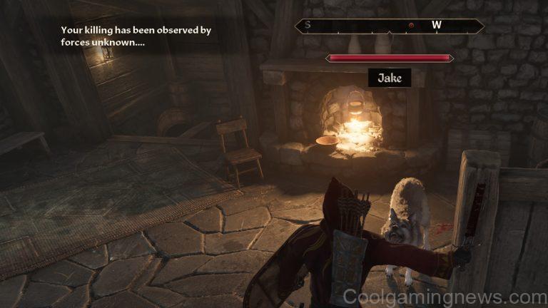 Your killing has been observed by forces unknown...