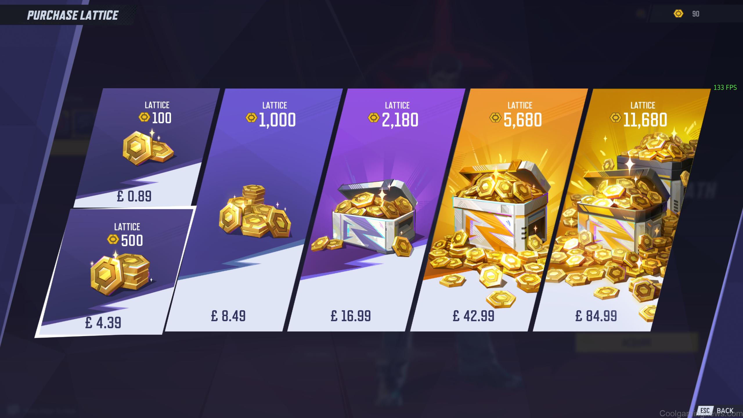 Lattice spent for skins