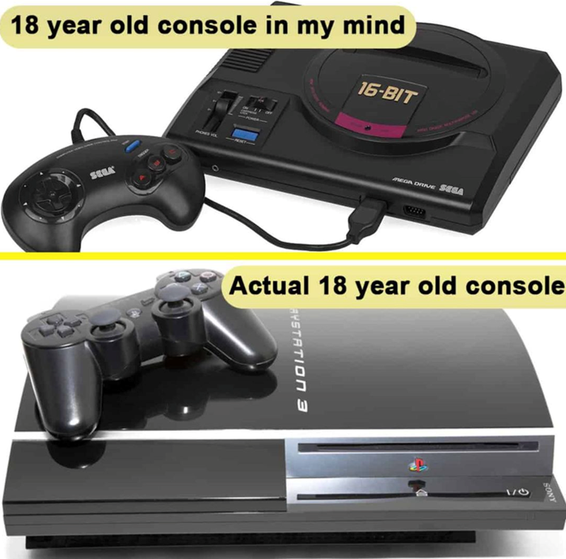 18 year old console in my mind