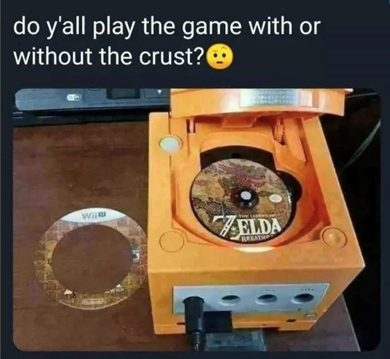 Do y'all play the game with or without the crust?