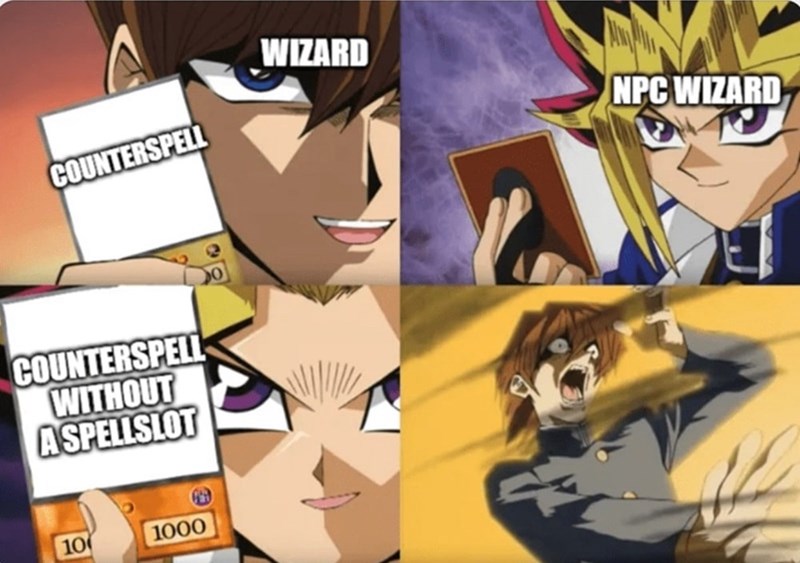 COUNTERSPELL. Counterspell without a spell slot: 10,000!