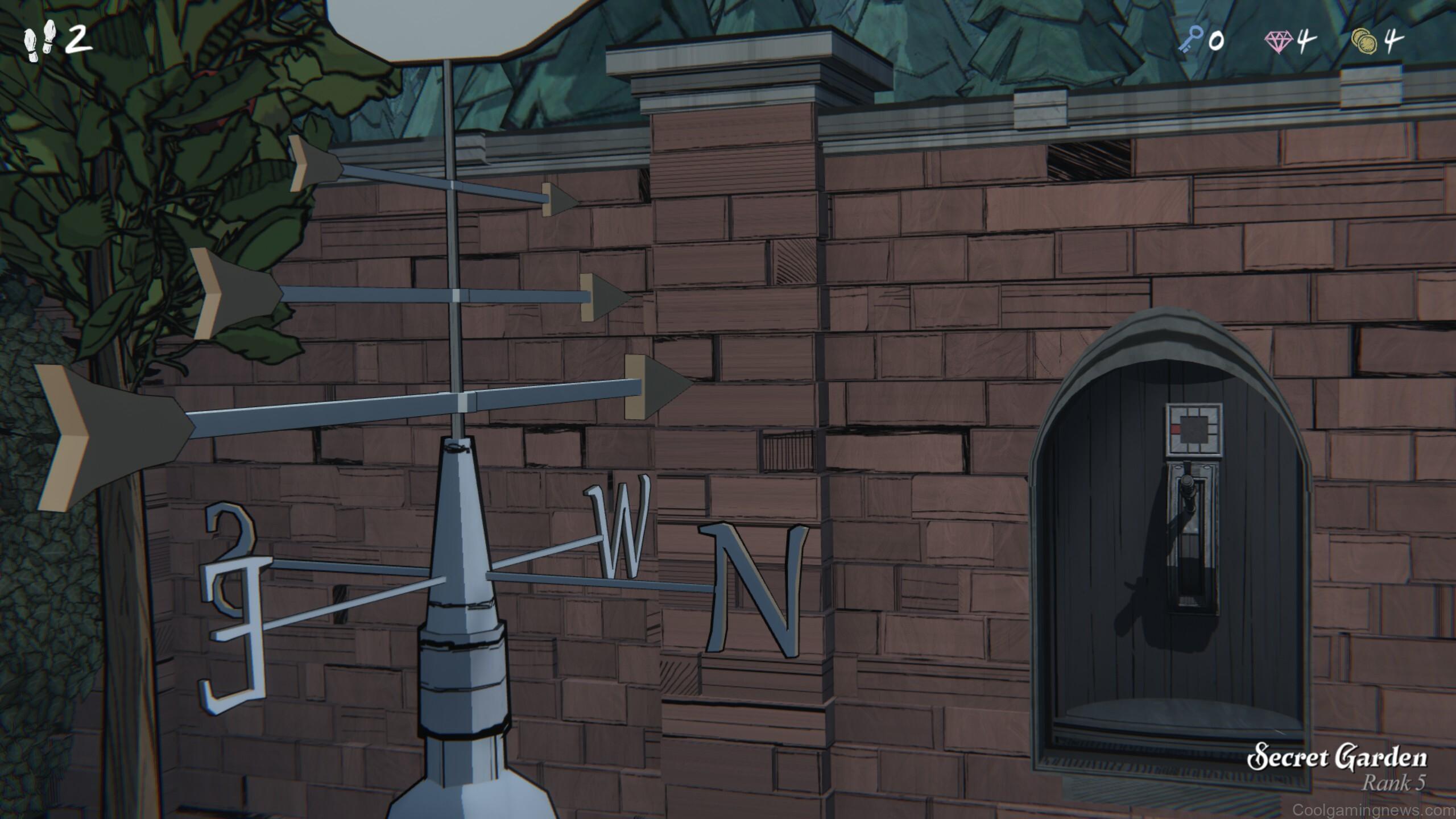 Blue Prince secret garden lever