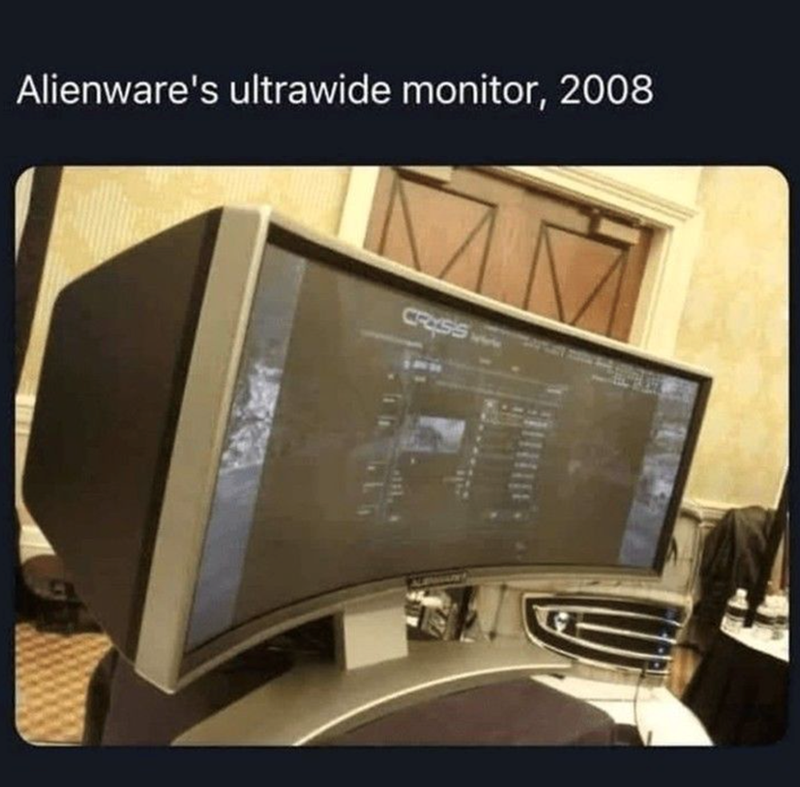 Alienware's ultrawide monitor.