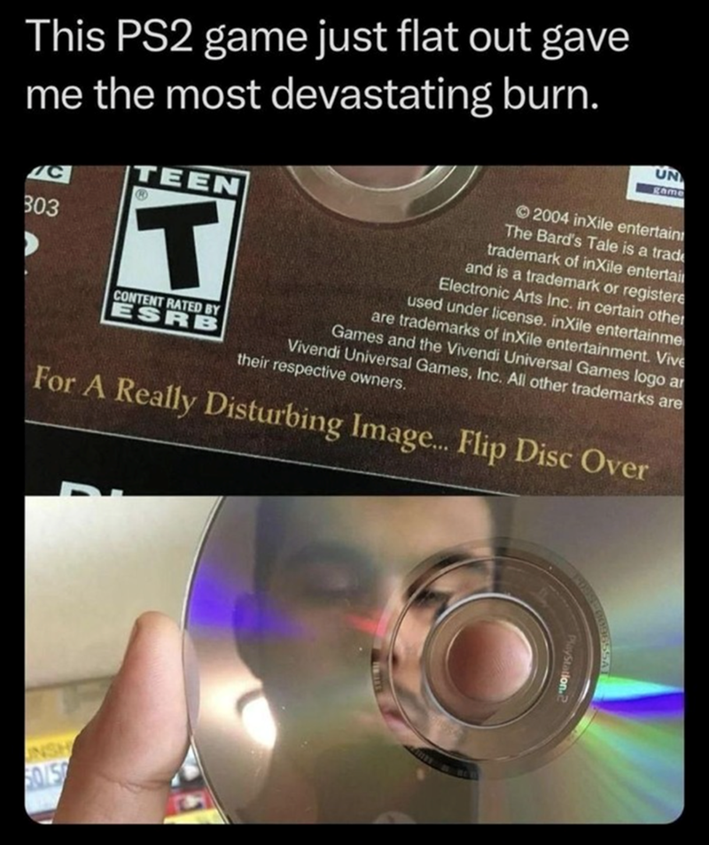 This PS2 game just flat out gave me the most devastating burn.