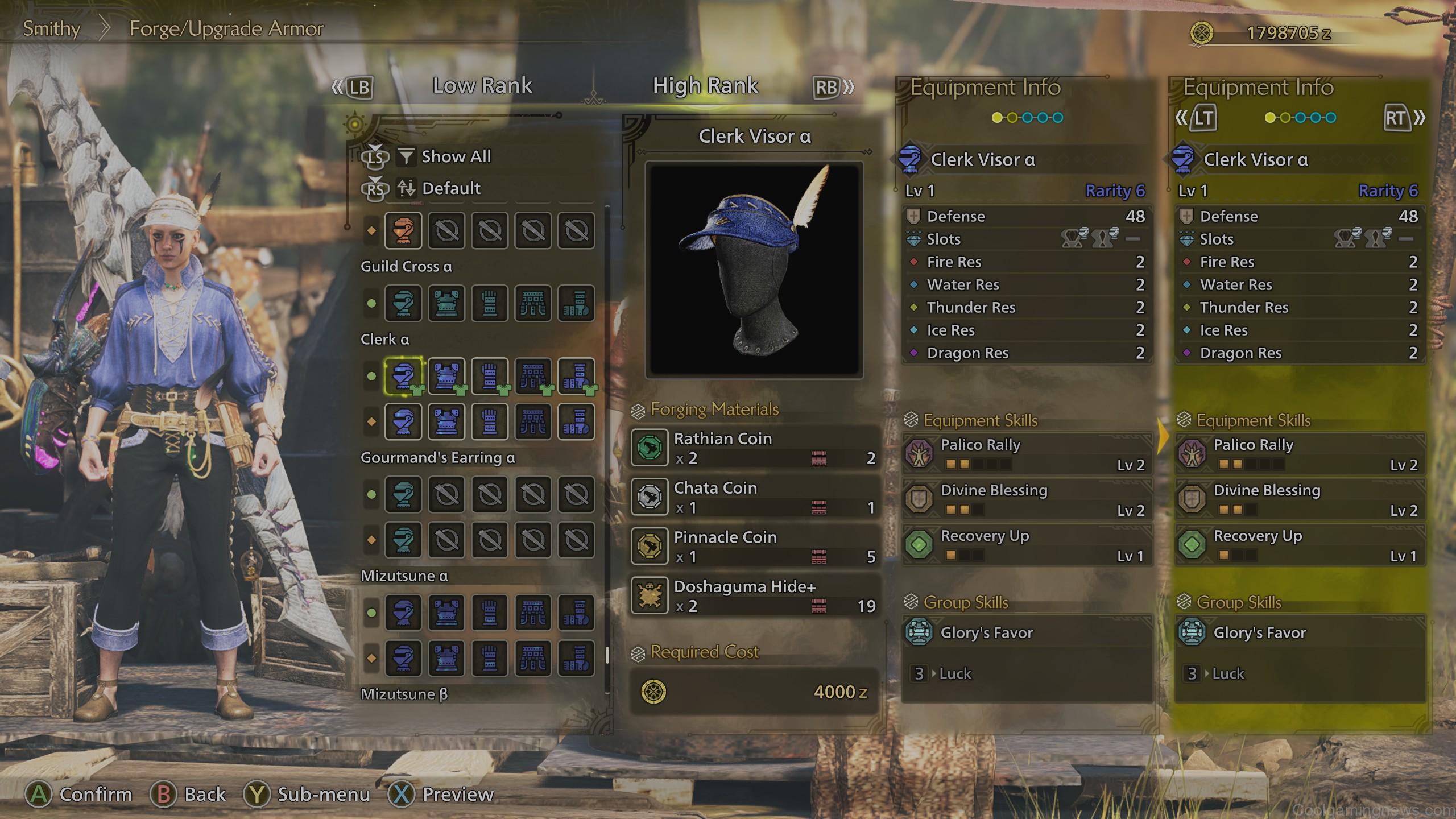 Monster Hunter Wilds Pinnacle Coin - Clerk set