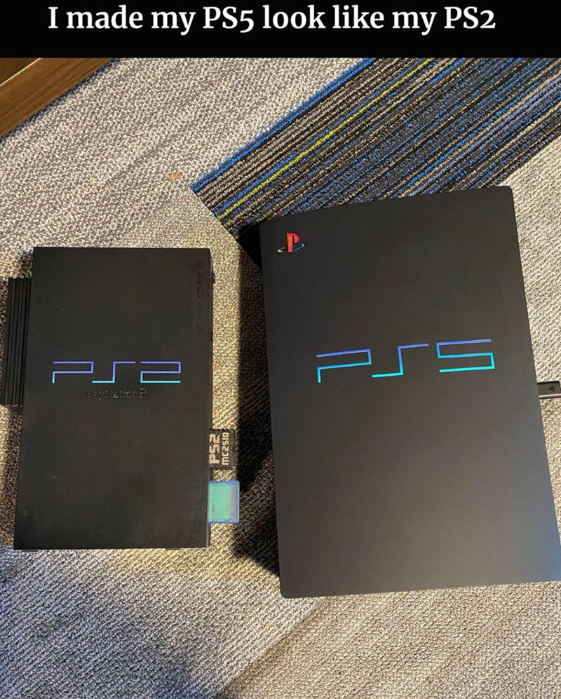 I made my PS5 look like my PS2.