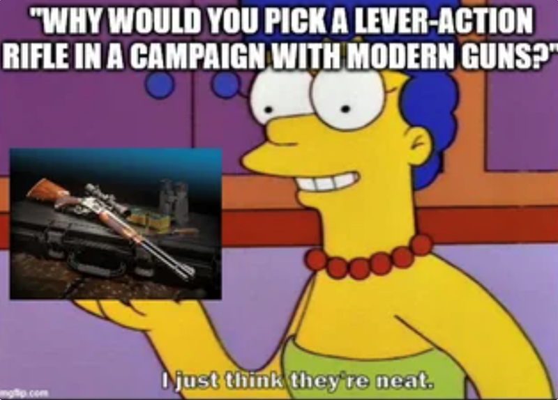 Why would you pick a lever-action rifle?