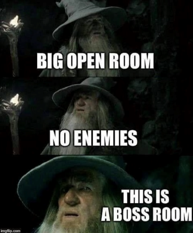 BIG OPEN ROOM NO ENEMIES