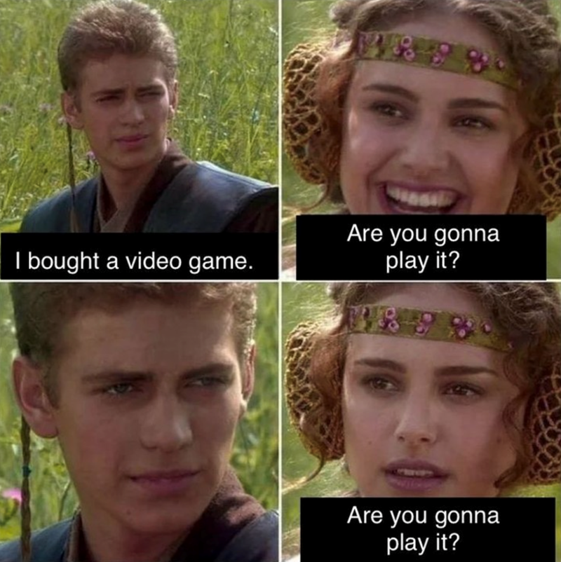 I bought a video game