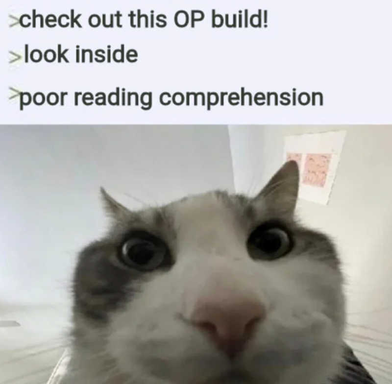 When reading comprehension fails.