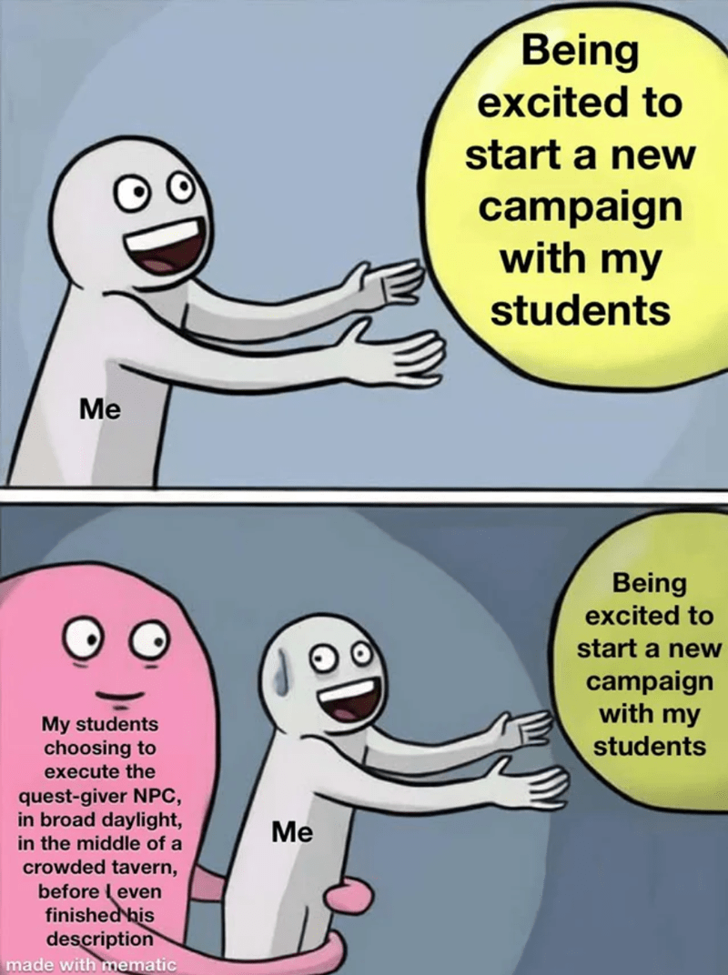 Starting a new campaign.