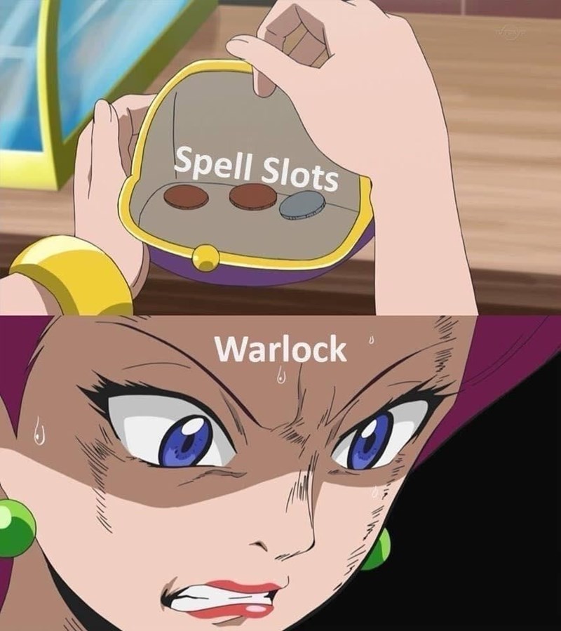 Spell Slots Warlock لا